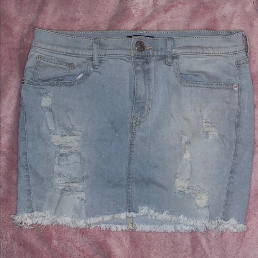 Express denim skirt
